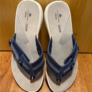 Clarks Denim Blue Sandals